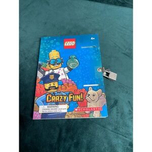 LEGO Crazy Fun Activity Diary Scholastic Locking Journal with Keys NWT
